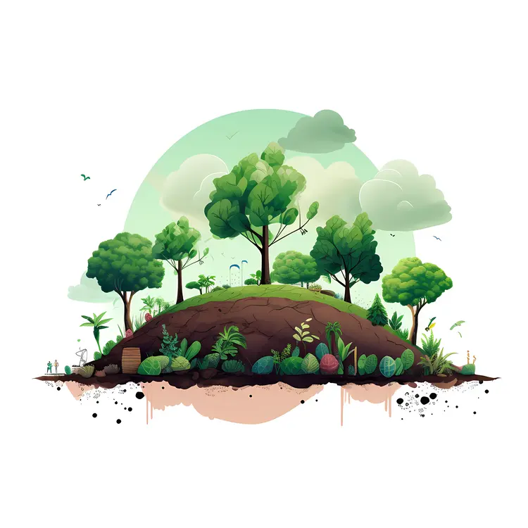 Lush Green Forest