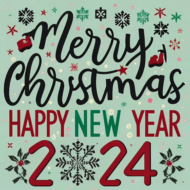 Merry Christmas and Happy New Year 2024
