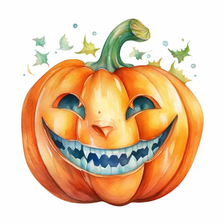 Spooky Carved Pumpkin for Halloween Celebration