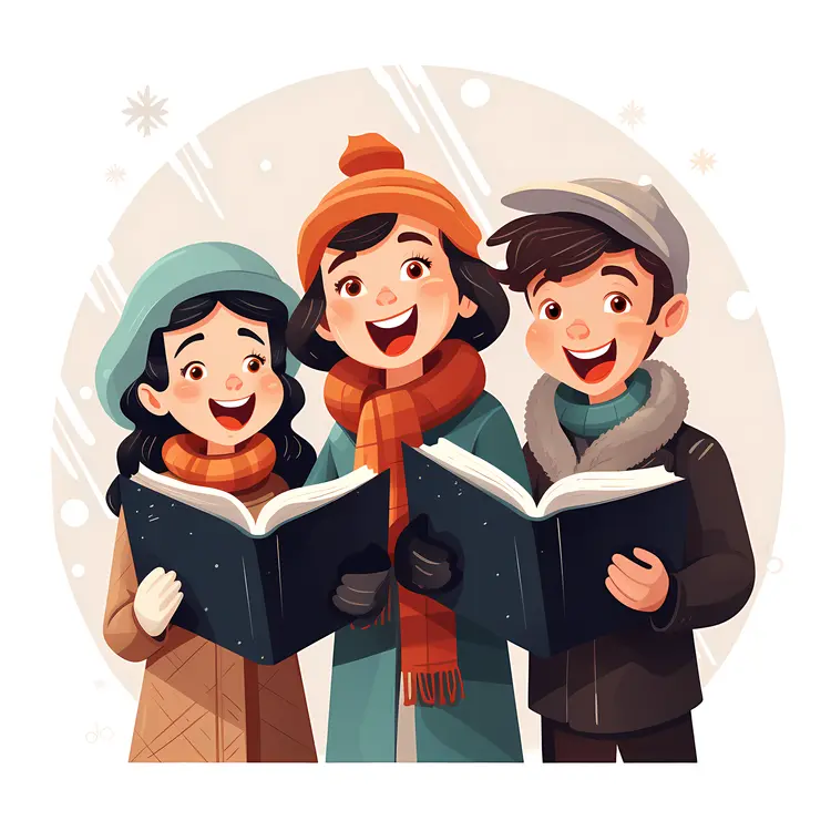 Children Singing Christmas Carols