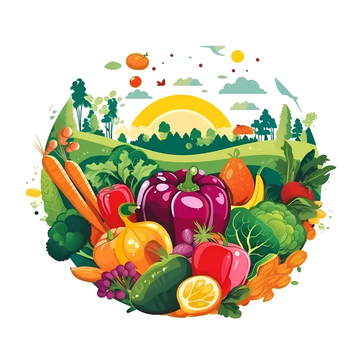 Colorful Fresh Vegetables