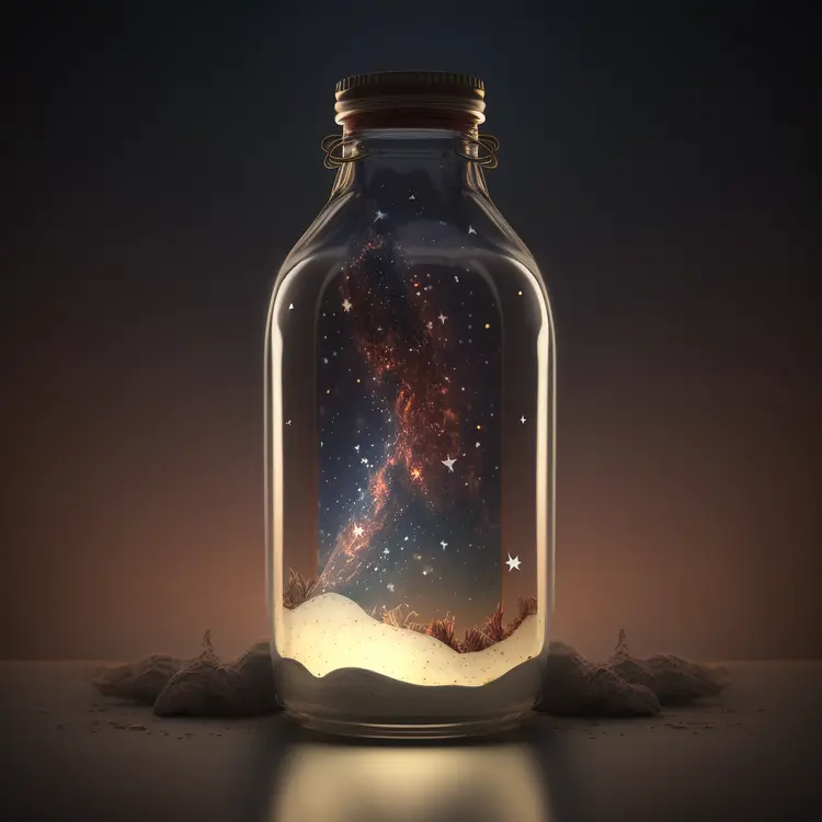 Galaxy in a Bottle