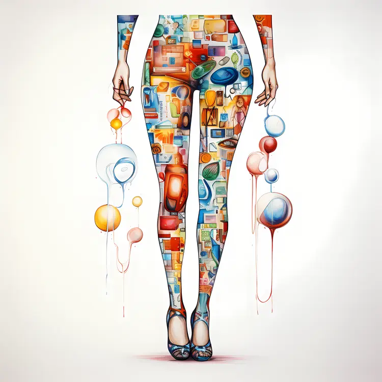 Abstract Patterned Leggings