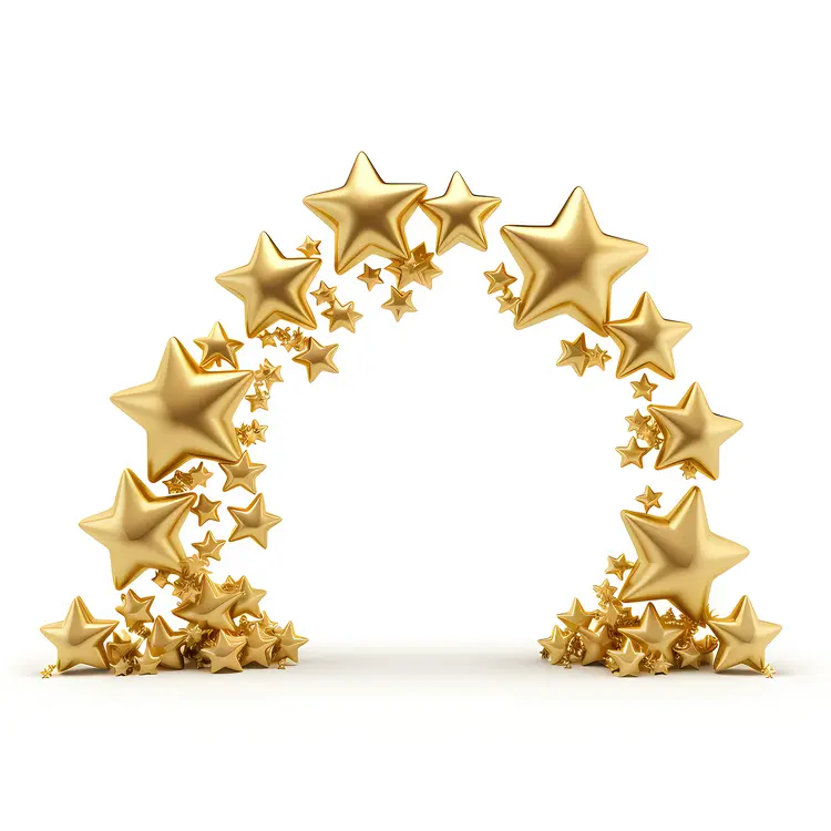 Shiny Golden Star Arch