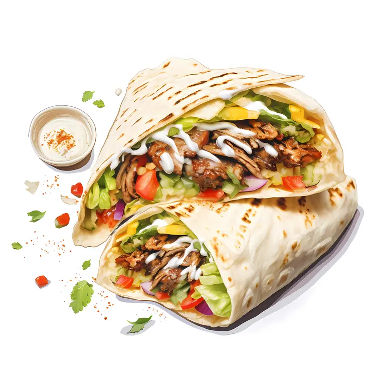 Delicious Beef Wrap