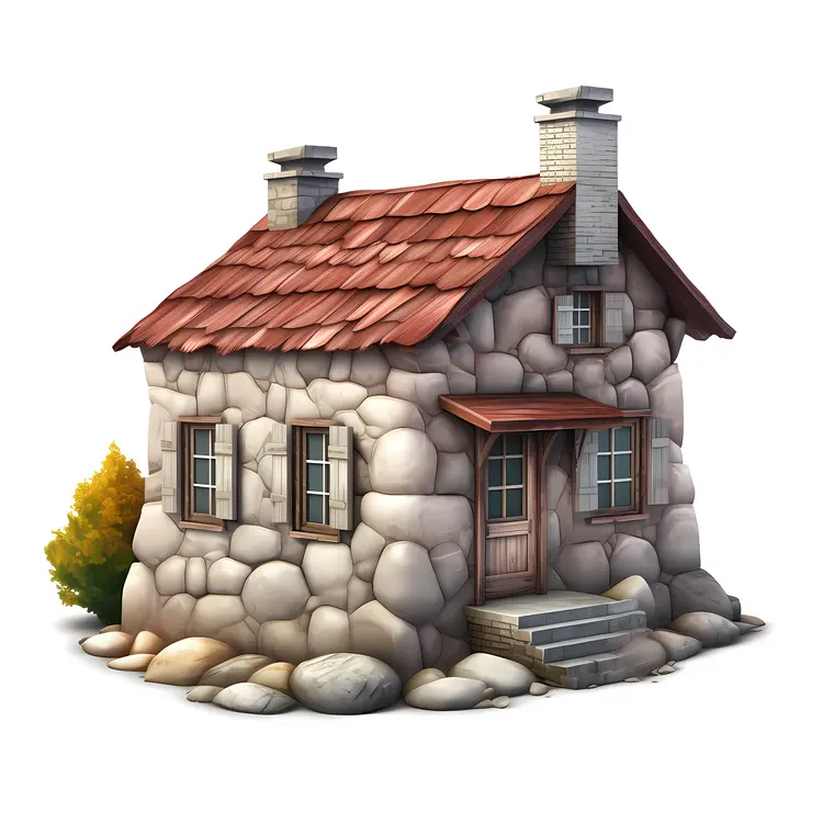 Small cute doodle house