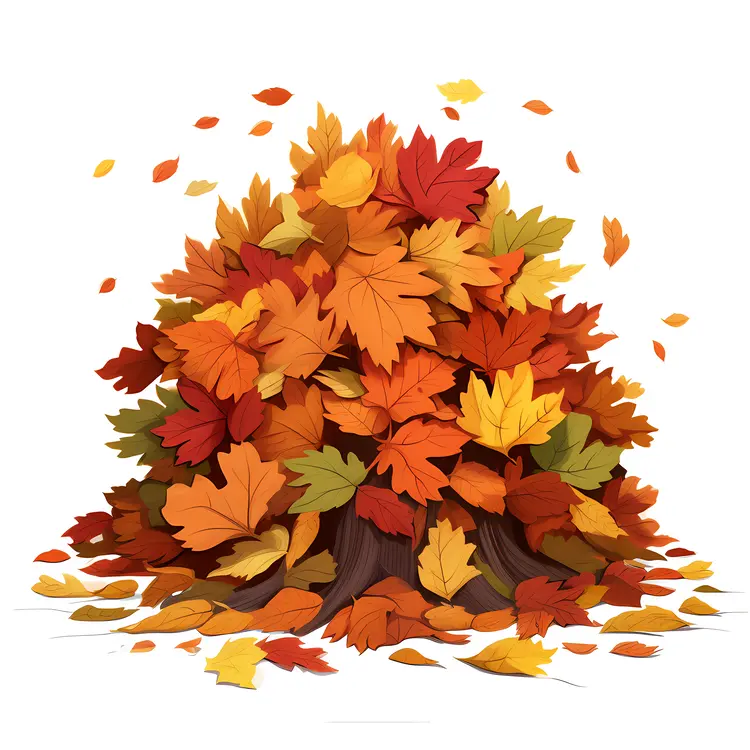 Colorful Autumn Leaves on Tree