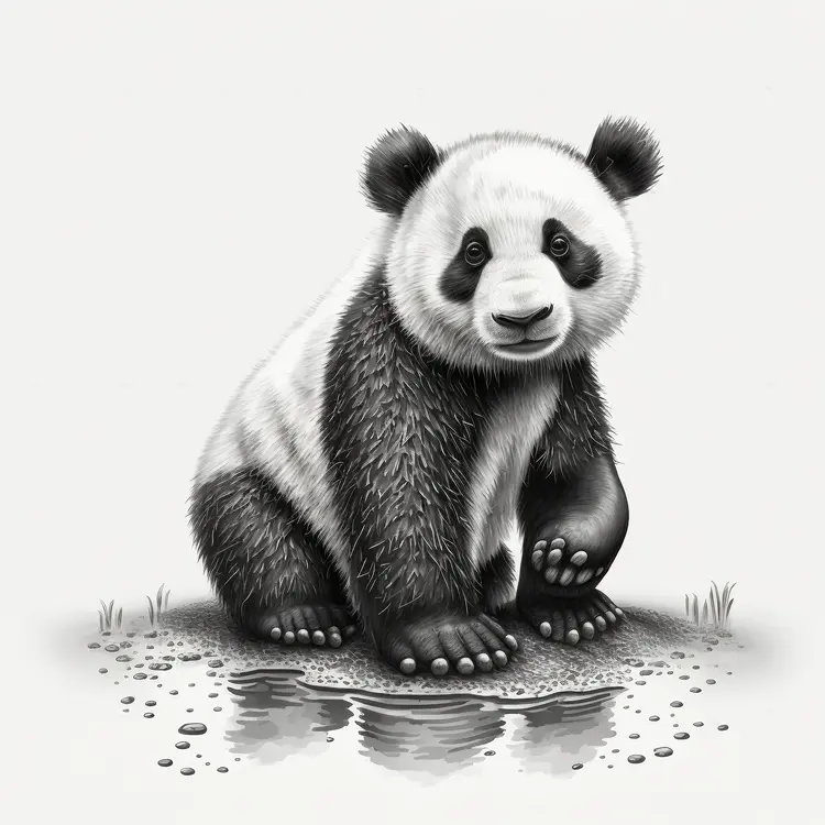 Cute Panda Illustration