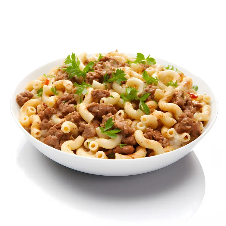 Macaroni with Meat and Herbs