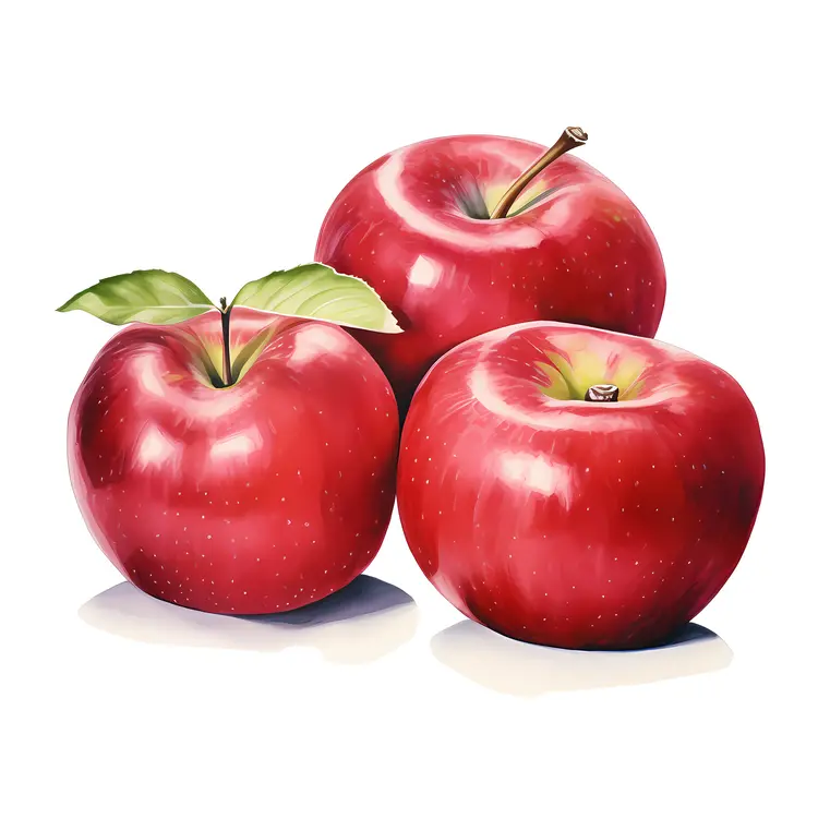 Fresh Juicy Red Apples