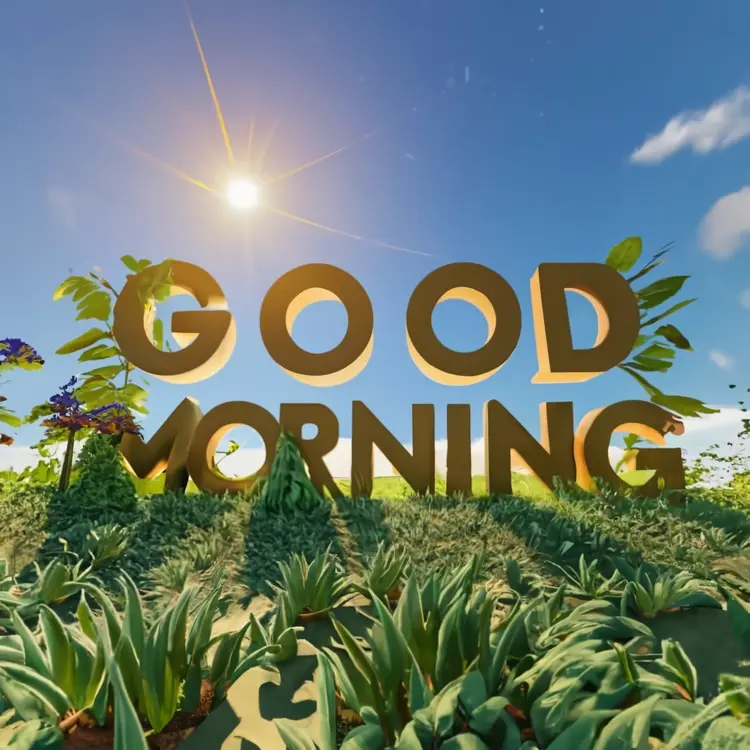 Sunshine Nature Good Morning Text