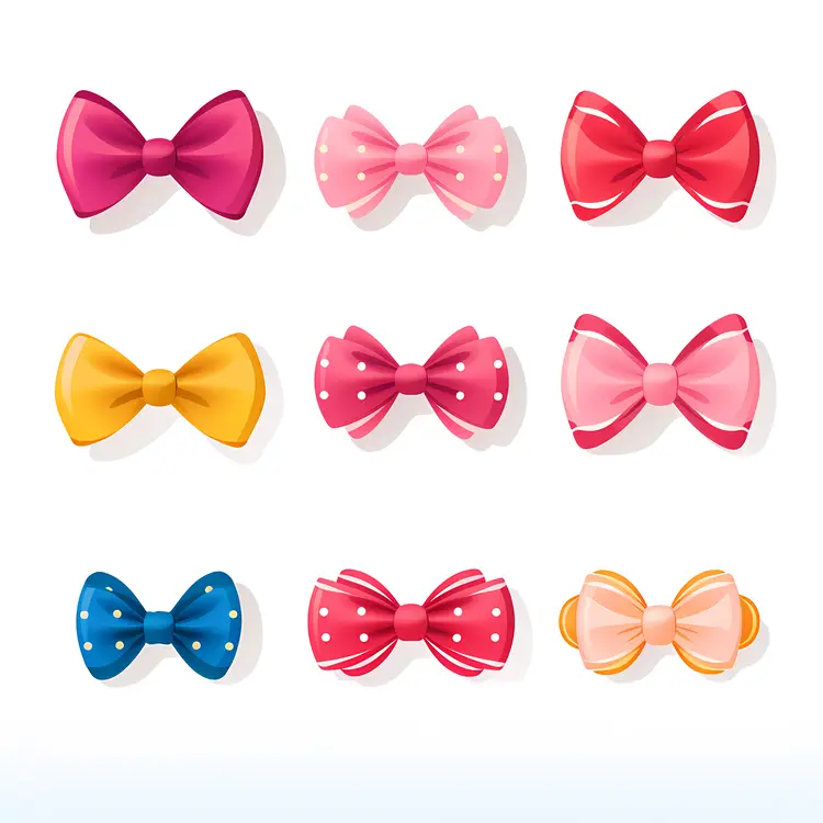 Colorful Bows Collection