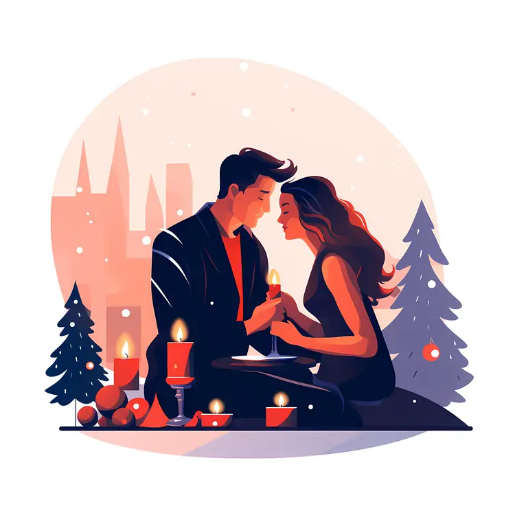 Romantic Christmas Evening
