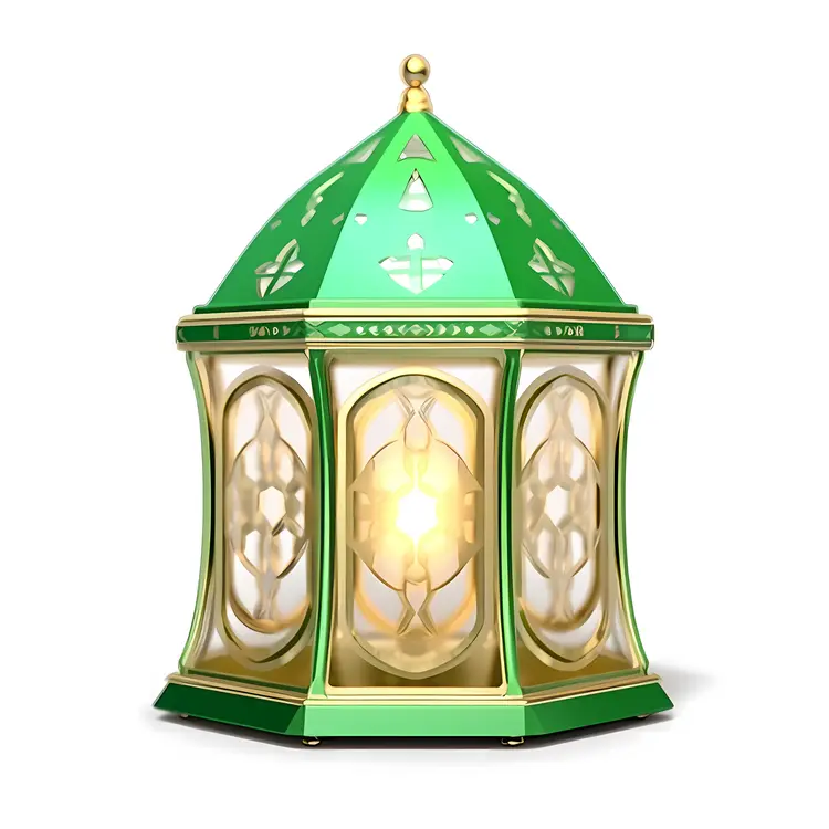 Green Lantern for Ramadan Celebration