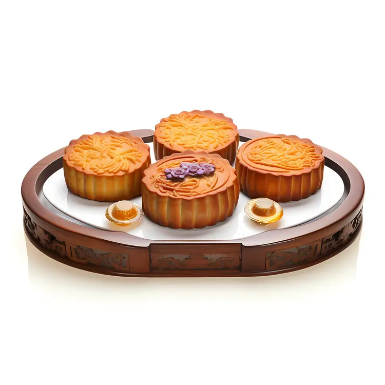 Traditional Mooncakes for Mid-Autumn Festival