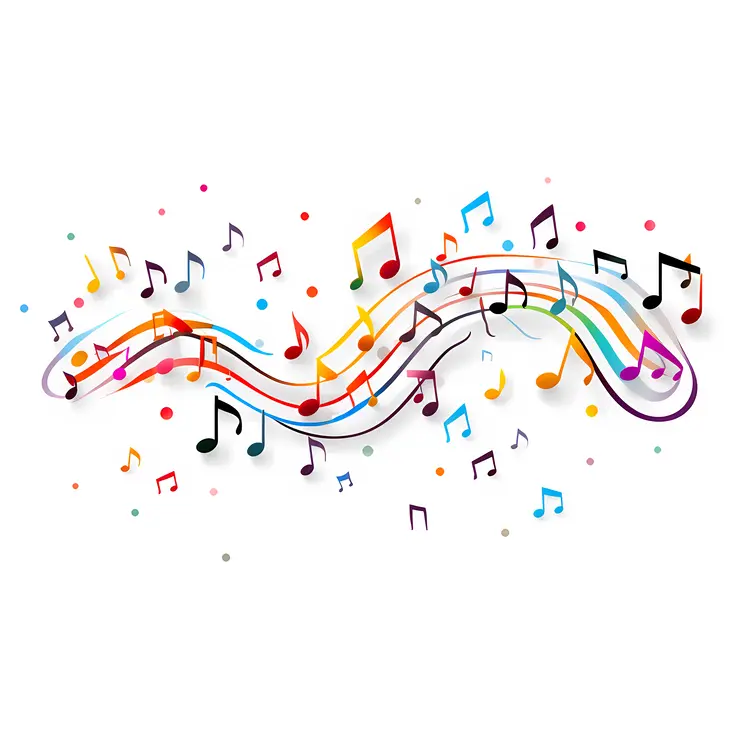 Colorful Musical Notes