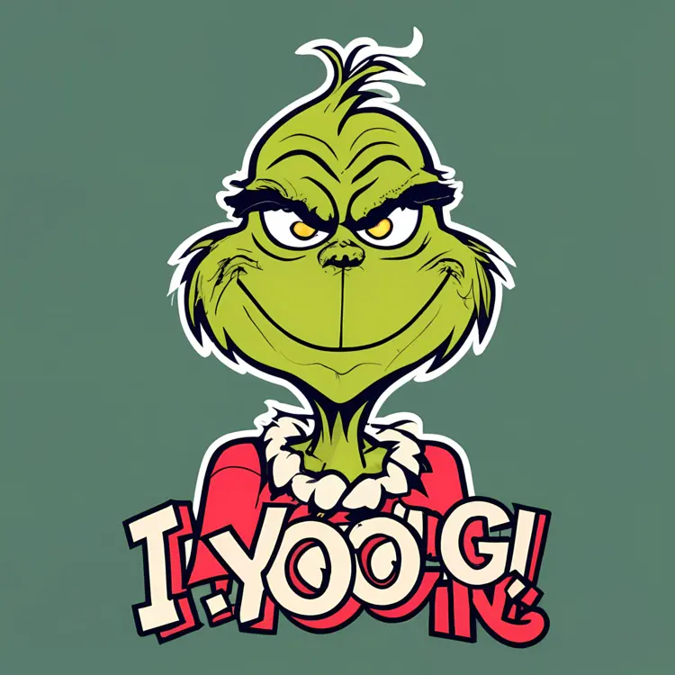 Grinch with 'I-Yo-Og!' Text