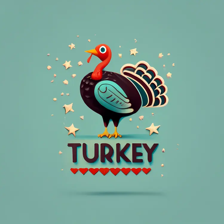 Cartoon Turkey for Thanksgiving
