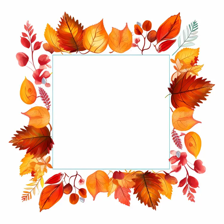 Autumn Leaves Frame