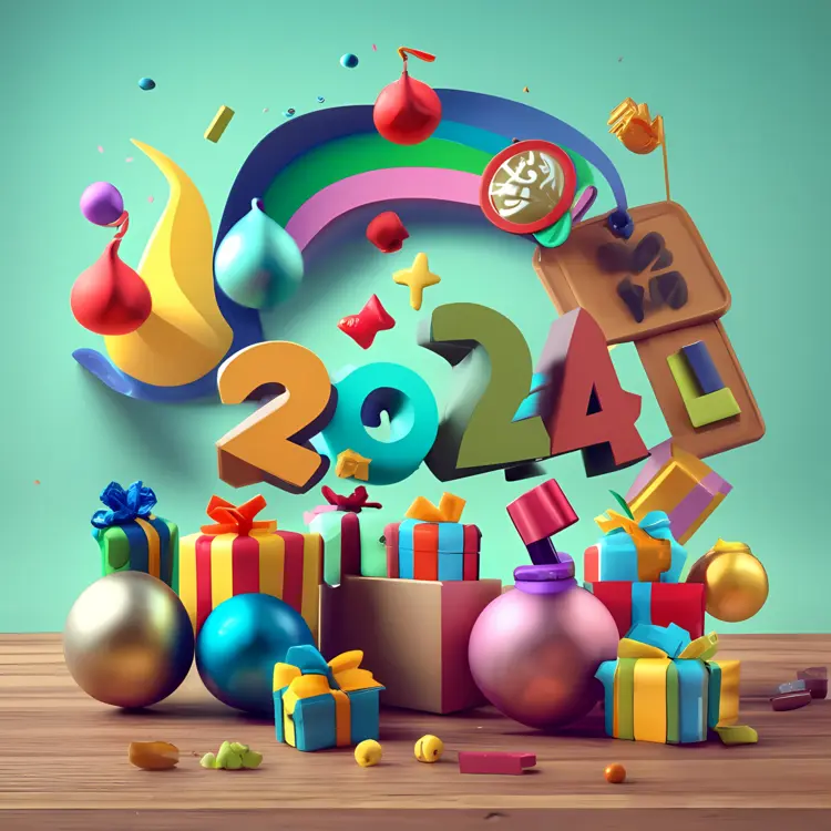 Colorful Gifts and Decorations for 2024