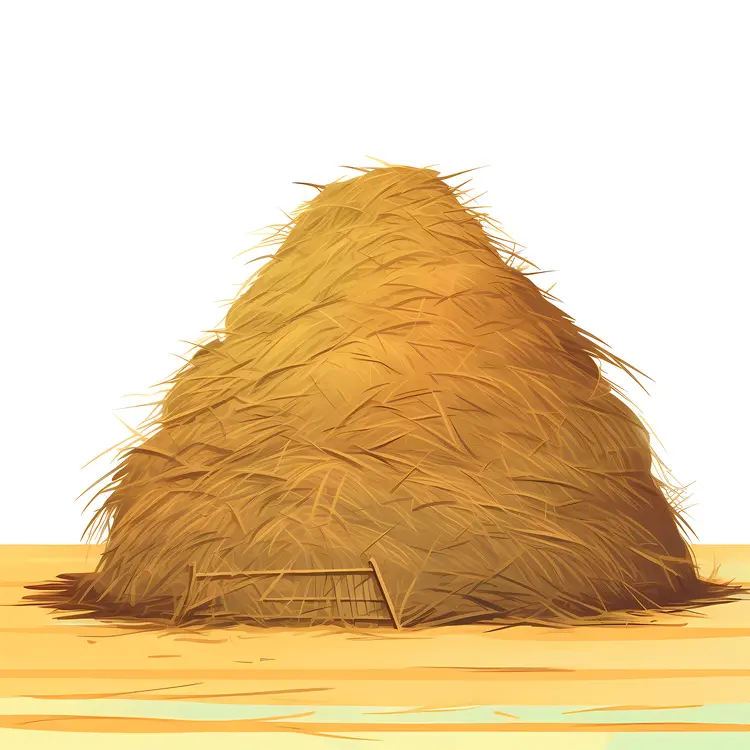 Large Haystack on a Farm