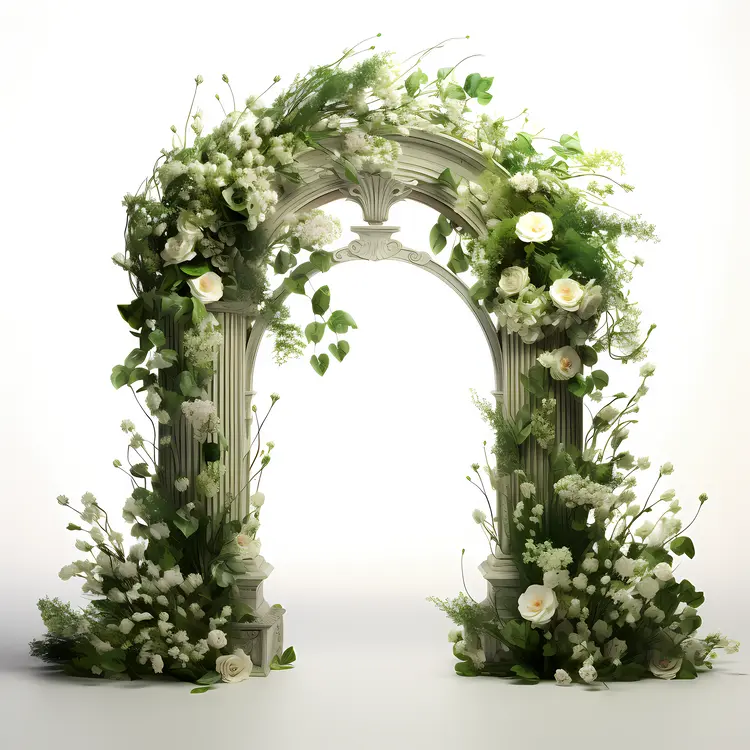 Elegant Floral Arch for Wedding Decoration