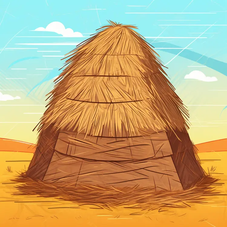 Haystack in a Sunny Field