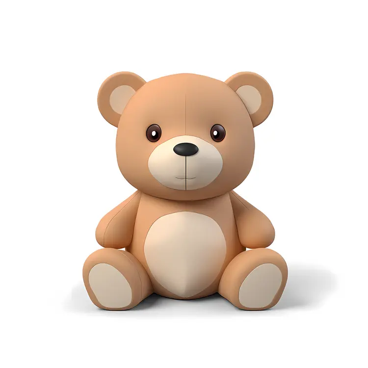 Cute Brown Teddy Bear Toy