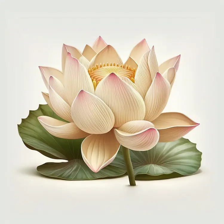 Beautiful Lotus Flower Illustration