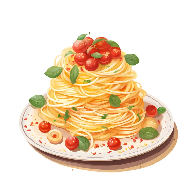 Delicious Spaghetti with Tomatoes and Basil