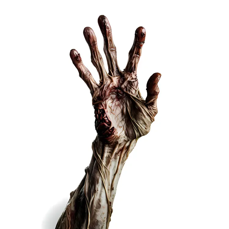 Bloody Hand Illustration for Halloween