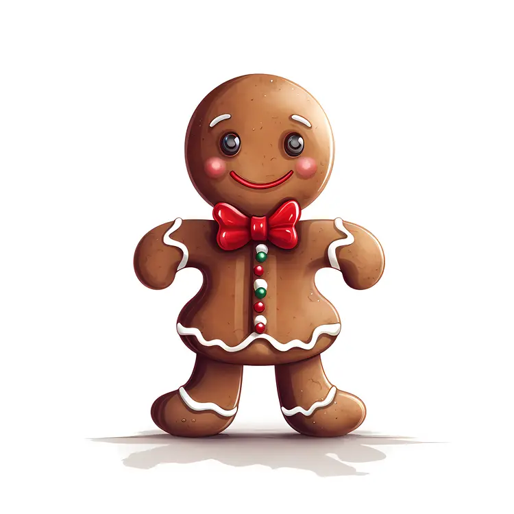 Cute Gingerbread Man Cookie