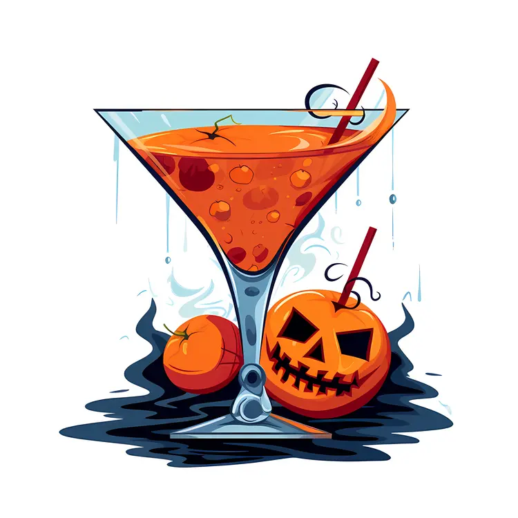 Halloween Pumpkin Cocktail