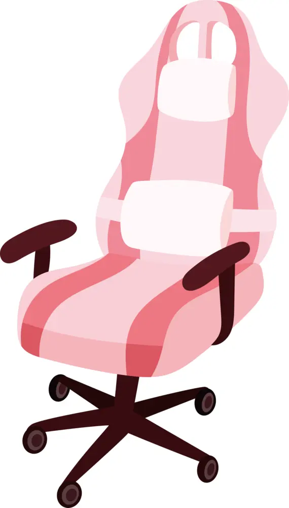 Comfortable Pink Gaming Chair