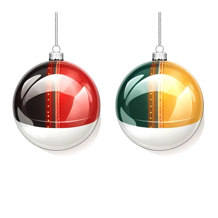 Colorful Christmas Ornaments for Festive Decoration