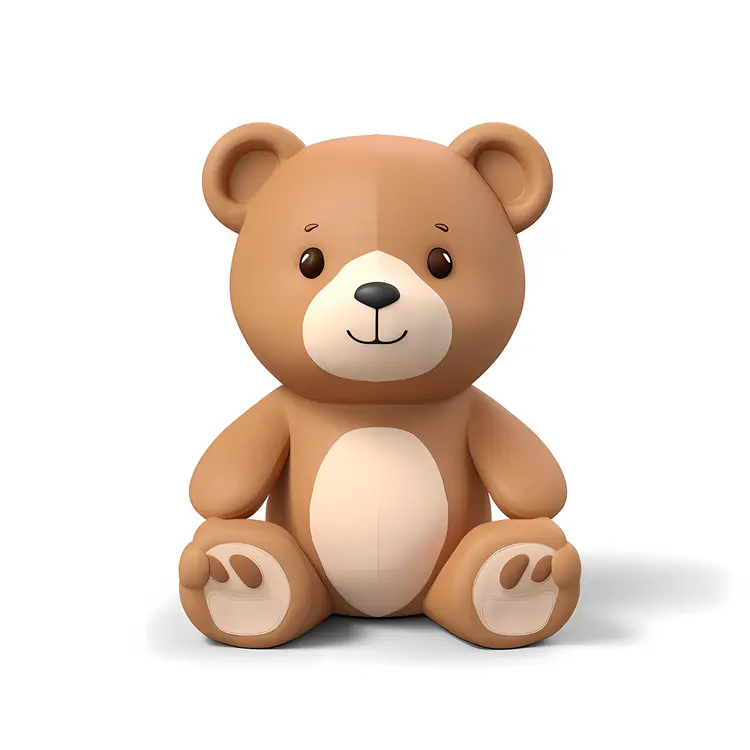 Cute Brown Teddy Bear Toy
