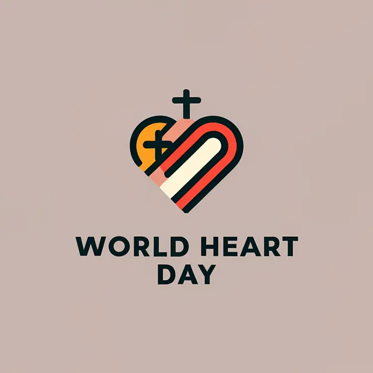 World Heart Day Symbolic Logo
