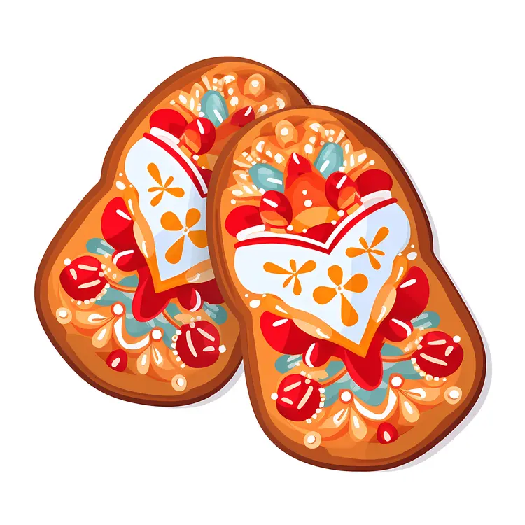 Festive Decorated Cookies