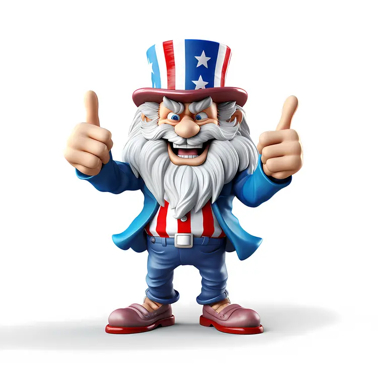 Uncle Sam Giving Thumbs Up