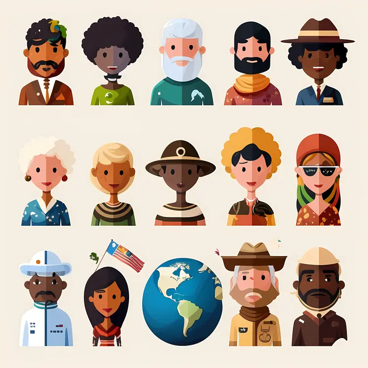 Diverse People Around the World