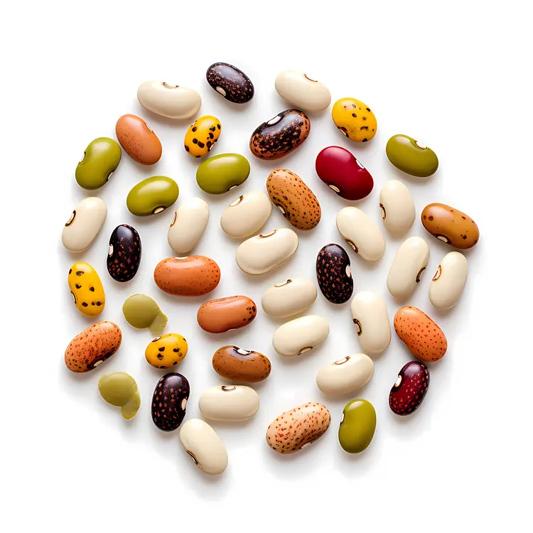 Variety of Colorful Beans