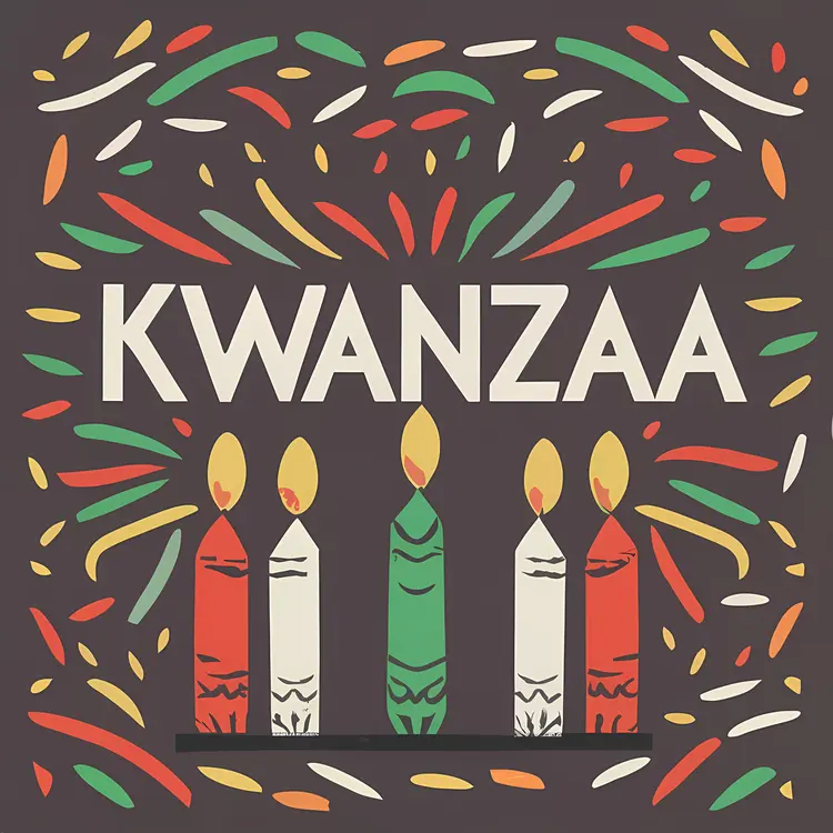 Kwanzaa Celebration with Traditional Colors