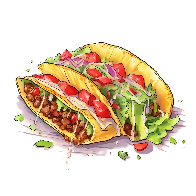 Delicious Tacos with Fresh Ingredients