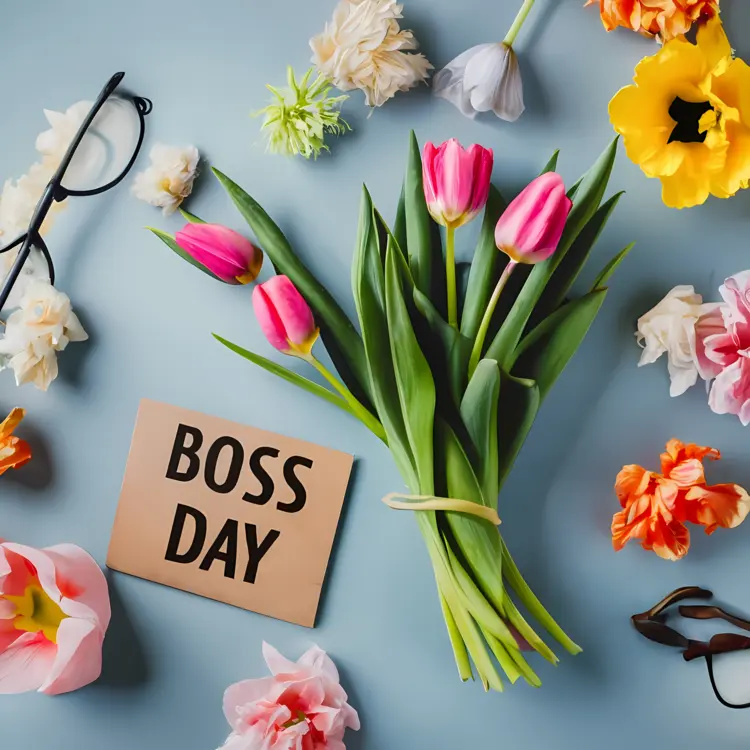 Tulip Bouquet for Boss Day
