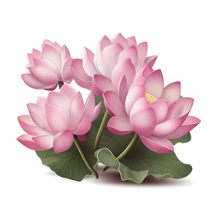 Beautiful Pink Lotus Flowers