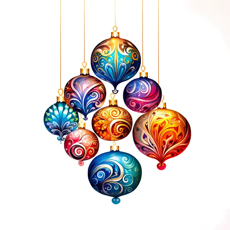 Hanging Christmas Ornaments