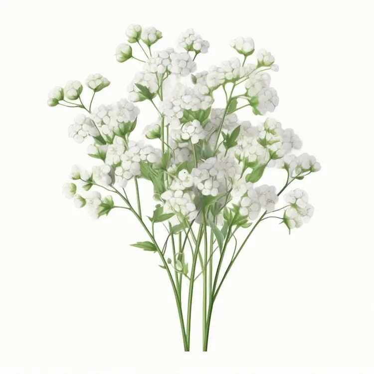 Beautiful White Baby's Breath Flowers