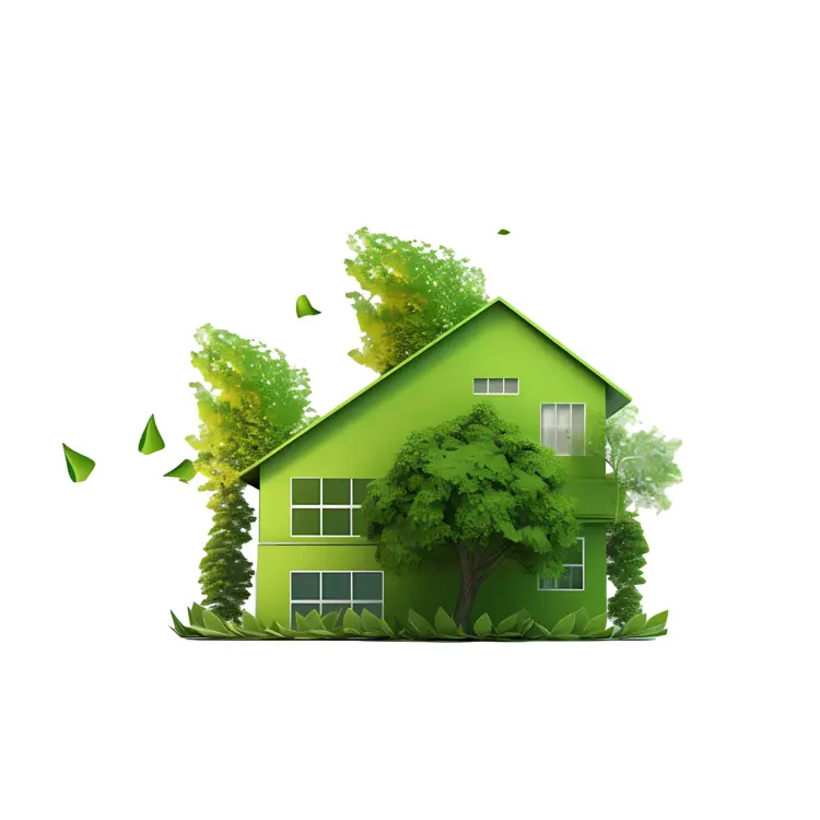 Green House Surrounded by Nature