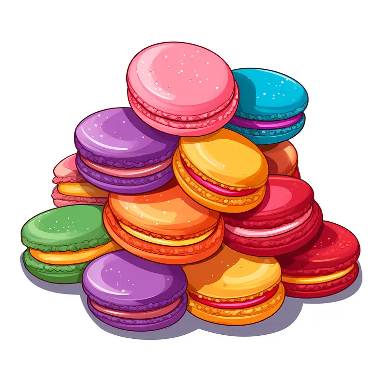 Bright Macarons Tower