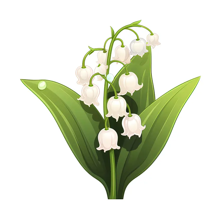Single Lily of the Valley Stem